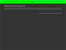 Tablet Screenshot of effiesrestaurant-lounge.com